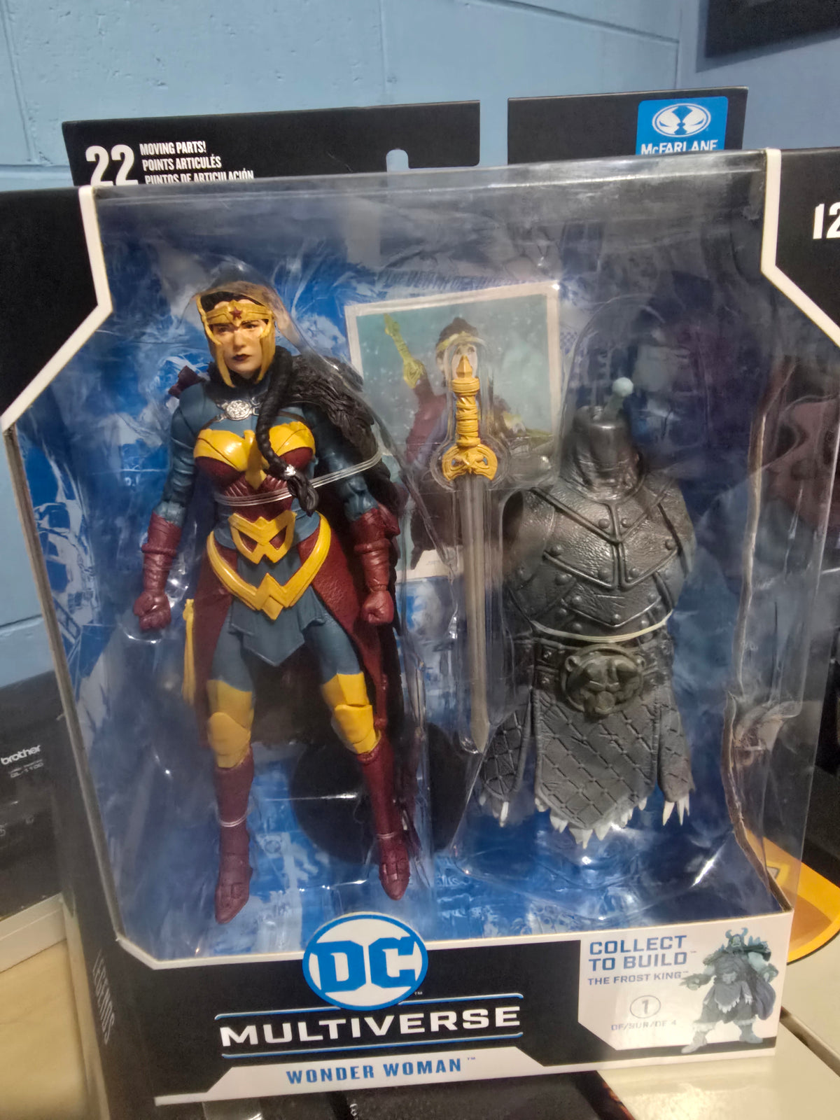 McFarlane Endless Winter Wonder Woman Frost King 1 of 4 BAF 7 Inch Figure