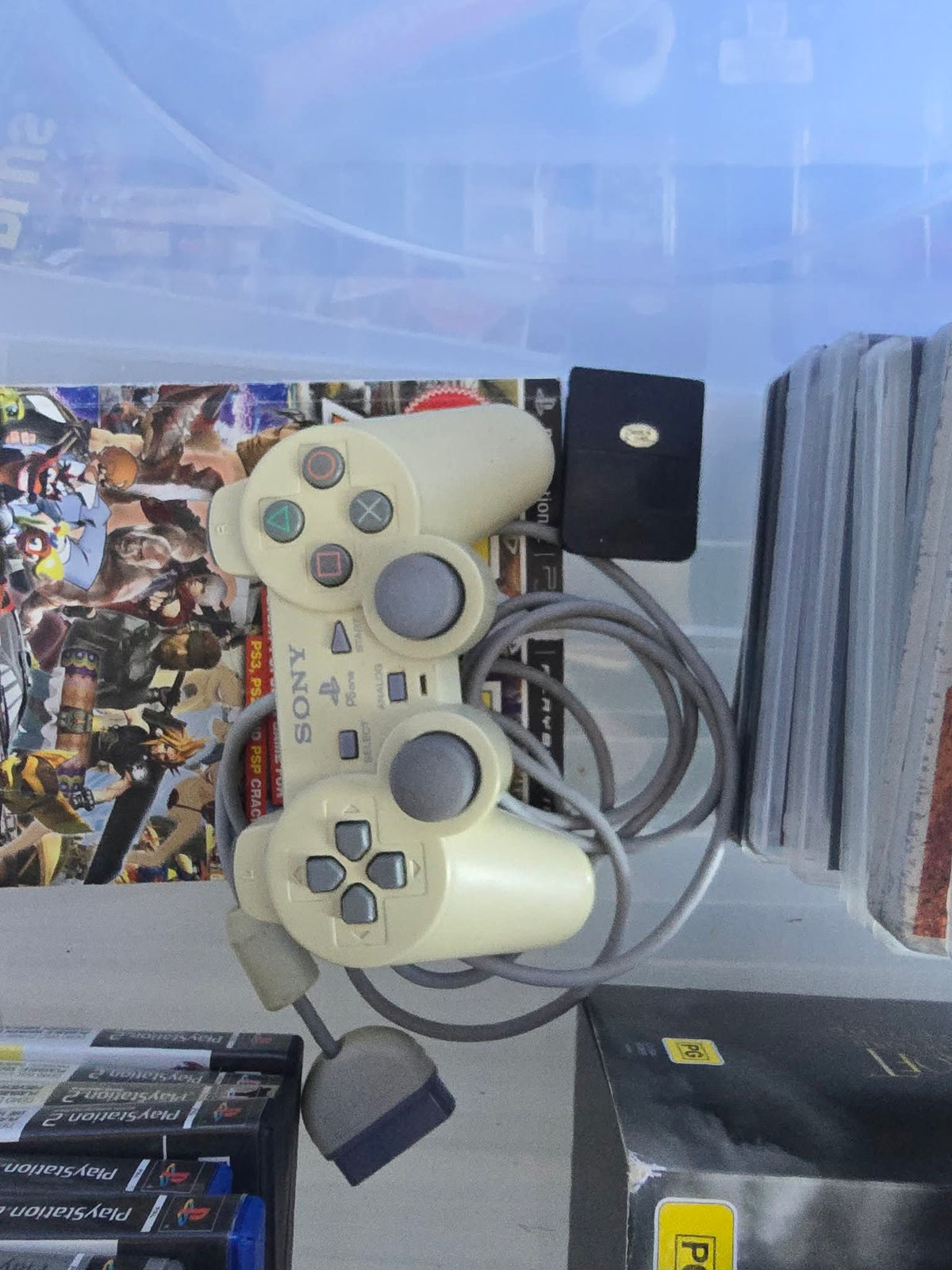Sony PlayStation 2 Dual Shock 2 Silver Controller